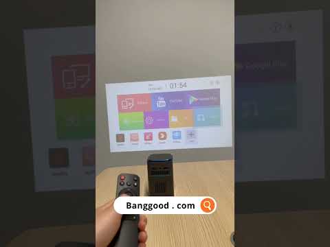 Mini Projector丨BlitzWolf BW-VT2 DLP Mini WIFI Projector with Speaker #Shorts