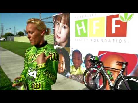 Heather Jackson famous Triathlete sponsored by Herbalife Visit Childrens Instituted Inc.