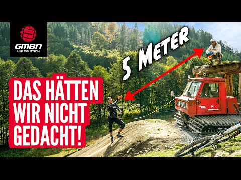 Wie groß sind Bikepark Sprünge? GMBN misst!