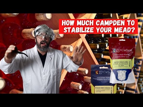 How Many Campden Tablets To Stabilize Mead? - A Moment With The Professor