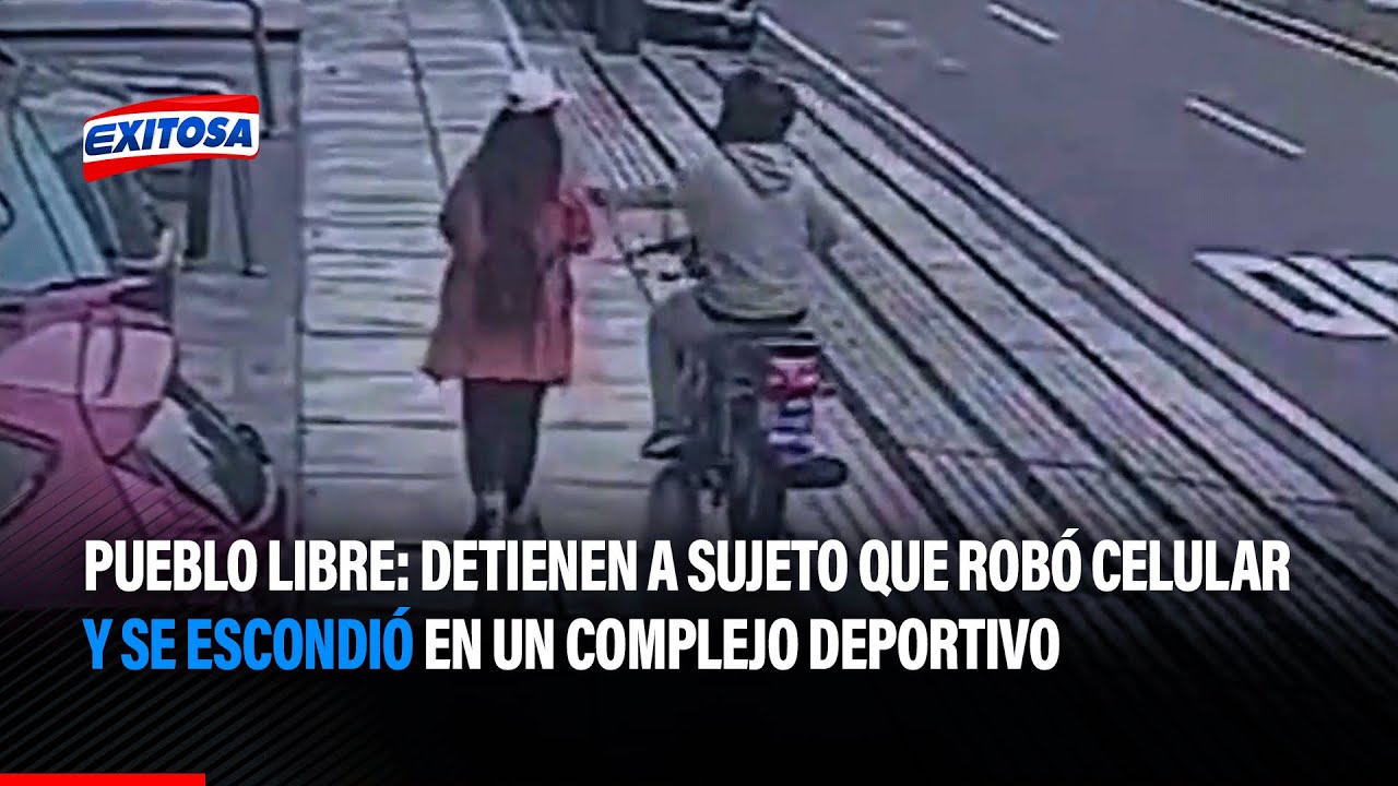 🔴🔵Pueblo Libre: Detienen a sujeto que robó celular y se escondió en un complejo deportivo