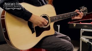 Video thumbnail for Taylor 800 Series 810ce Dreadnought Acoustic-Electric Guitar by Musician's Friend