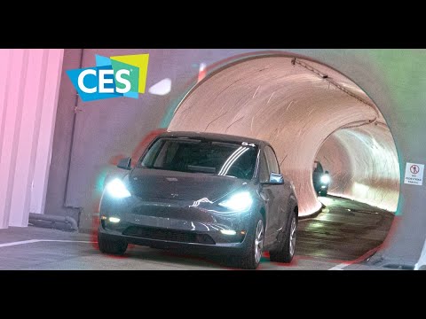 イーロン・マスクがロサンゼルスの地下トンネルを見せる