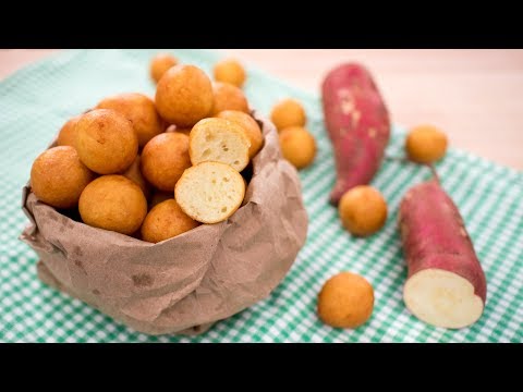 Easy Sweet Potato Doughnut Recipe (no yeast) ขนมไข่เต่า ขนมไข่นกกระทา | Thai Recipes