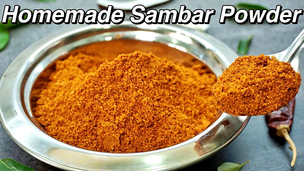 Authentic Homemade Sambar Masala Recipe - Sambar Powder | Kanak’s Kitchen
