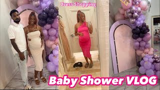 Baby Shower Vlog ( Butterfly Theme ) | Dress Shopping | Last Minute Errands