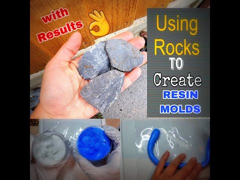 How To make Molds With Silicone Paste And Rocks