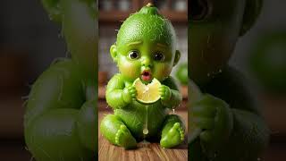 Download lagu Cute Lemon Baby Eating Lemon 🍋 | Satisfying ASMR Citrus Sounds mp3