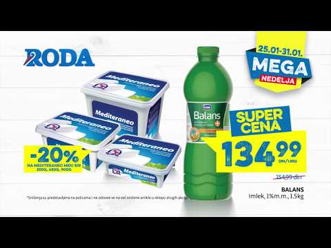 Roda I Mega nedelja 25.01 - 31.01.2019.