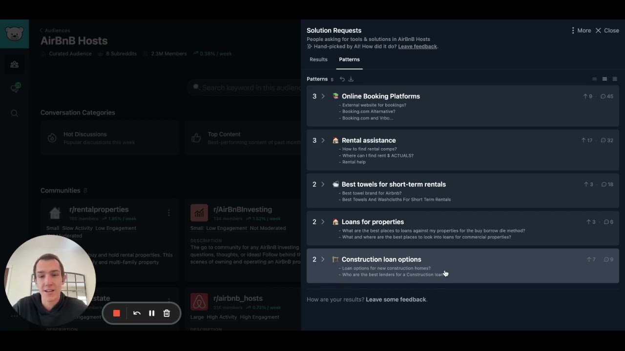 How to analyze Reddit for common trends and patterns