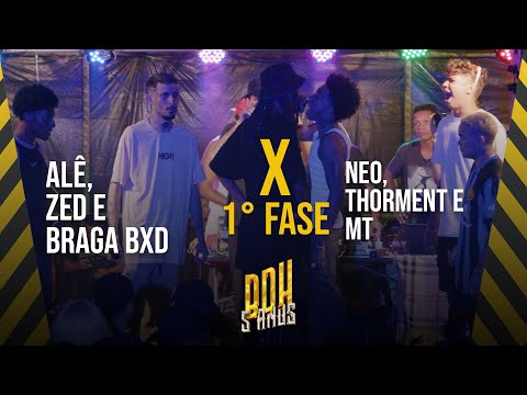( VIRARAM O JOGO 😲) ALÊ, ZED E BRAGA X NEO, THORMENT E MT - BDH 5 ANOS