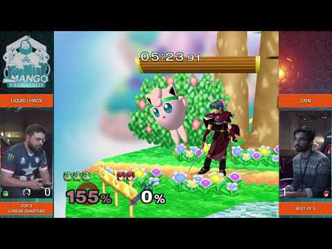 Mang0's Birthday Bash - Liquid'Hungrybox (Jigglypuff) vs Zain (Marth) - Losers Quarterfinals