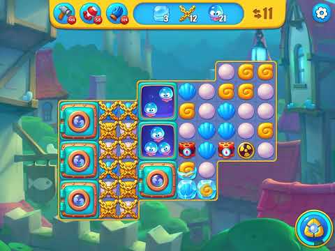 Fishdom level 7578 no boosters フィッシュダム ノーマル [Friend's]