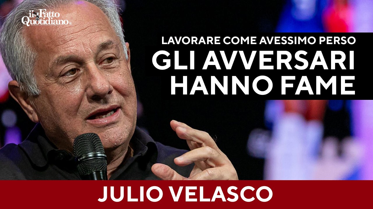 Velasco: "Dobbiamo lavorare come se avessimo perso. Gli altri ci studiano con rabbia e fame"