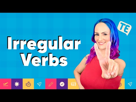Verbos Irregulares Em Inglês | Teacher Elza