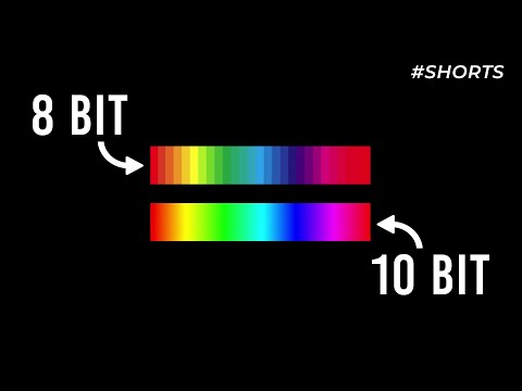 10 bit Video Recording. Is it worth it? 8 Bit vs 10 Bit #Shorts