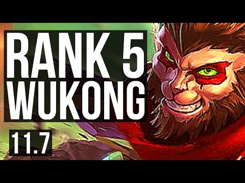 WUKONG vs GALIO (MID) | 16/1/4, Rank 5 Wukong, Legendary, 1.7M mastery | NA Challenger | v11.7