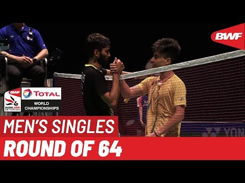 R64 | MS | Nhat NGUYEN (IRL) vs. KIDAMBI Srikanth (IND) [7] | BWF 2019