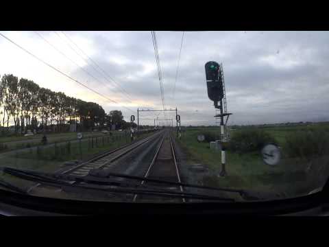 A train driver's view: Alkmaar - Arnhem CS, VIRM, 13-Sep-2019.