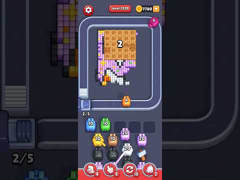 Pixel Flow Level 2220 Walkthrough