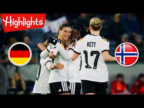 Highlights | Norwegen - Deutschland DFB Frauen Mannschaft Fussball Live Germany Women Football WM
