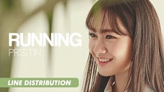 PRISTIN (프리스틴) - Running | Line Distribution