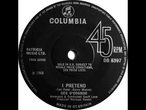 UK no. 1, (292) Des O'Connor - I Pretend