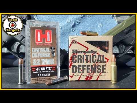 5.7x28 VS .22 Magnum!...Hornady Critical Defense AMMO Ballistic Gel Test \u0026 Review!
