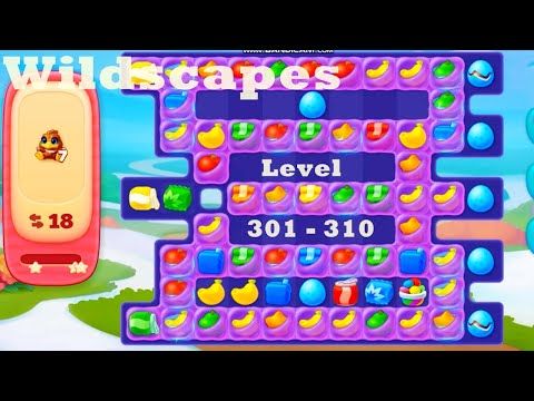 Wildscapes Level 301- 310 HD Walkthrough | Gameplay | 3 - match game | ios | android | pc | app
