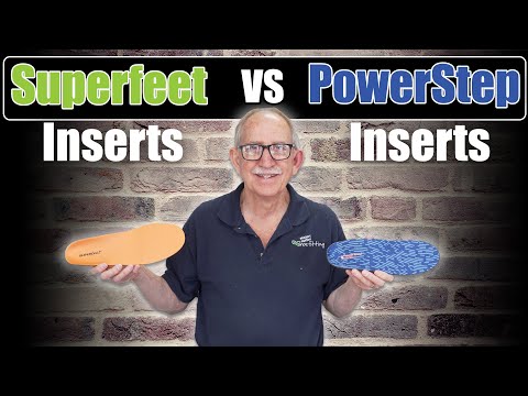 PowerStep Inserts Versus Superfeet Inserts