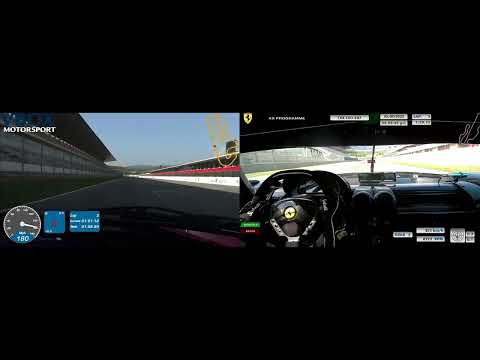 Ferrari LaFerrari vs Enzo FXX Evo Acceleration Comparison on track