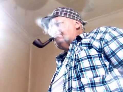 Smoking my Big-Ben Invention, Pipe Tobaccos; with Scotland Hat, Scotland Shirt