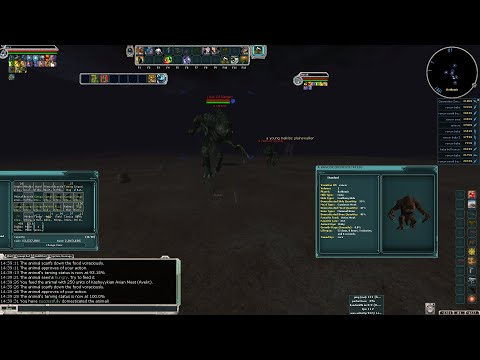 Star Wars Galaxies  SWG Legends NGE Server Beast Master - Taming a Rancor Baby on Dathomir on Spy.