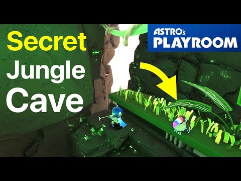 Astro's Playroom: Secret Jungle Cave (Raytrace Ruins Boss Skip)