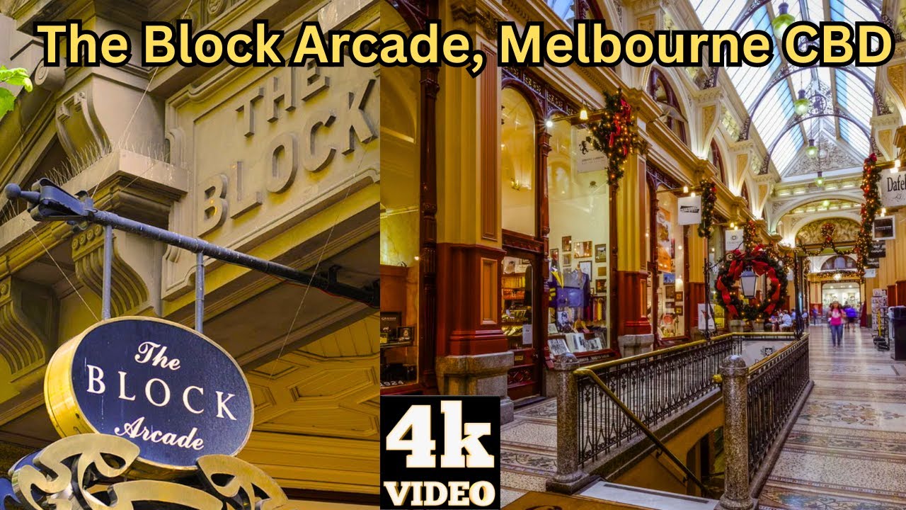 Dive into a virtual stroll through Block Arcade.