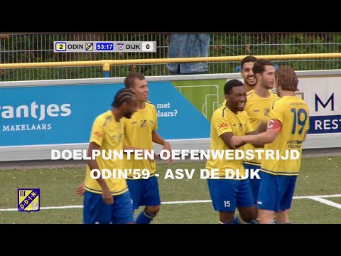 230722 Doelpunten ODIN'59 - ASV De Dijk (oefen)