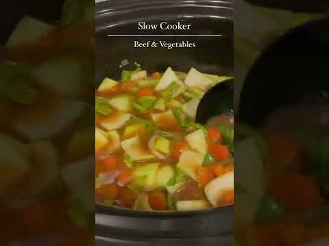 Slow cooker Beef & Vegetable