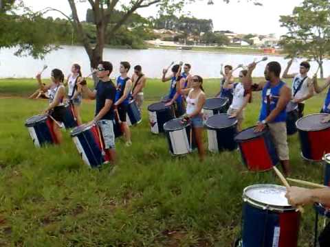 Bateria Metralha Ensaio durante VI INTERMED CO CATALAO