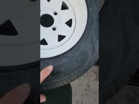 12 inch trailer tire upgrade. Harbor Freight trailer