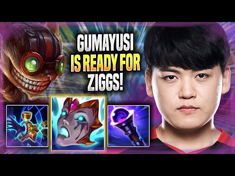 GUMAYUSI IS READY FOR ZIGGS! - T1 Gumayusi Plays Ziggs ADC vs Xayah! | Season 2022