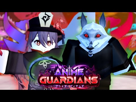 Getting The 0.1% DEATH WOLF and HU TAO in Anime Guardians Roblox..