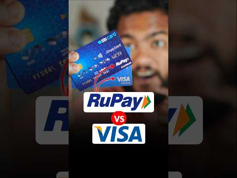How To Choose Right Credit Card  VISA vs RuPay Card #visa #rupay #creditcard