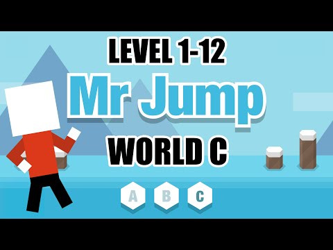 Mr Jump - World C Complete Level 1-12 | Walkthrough iOS 2016