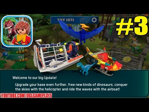 PLAYMOBIL Dinos - Helicopter - Gameplay Part 3 (Android iOS)