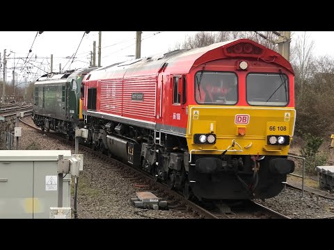 Fantastic Morning at Warrington Bank Quay Rail Operations Group 93006 on Test for DB Cargo 10/2/26 