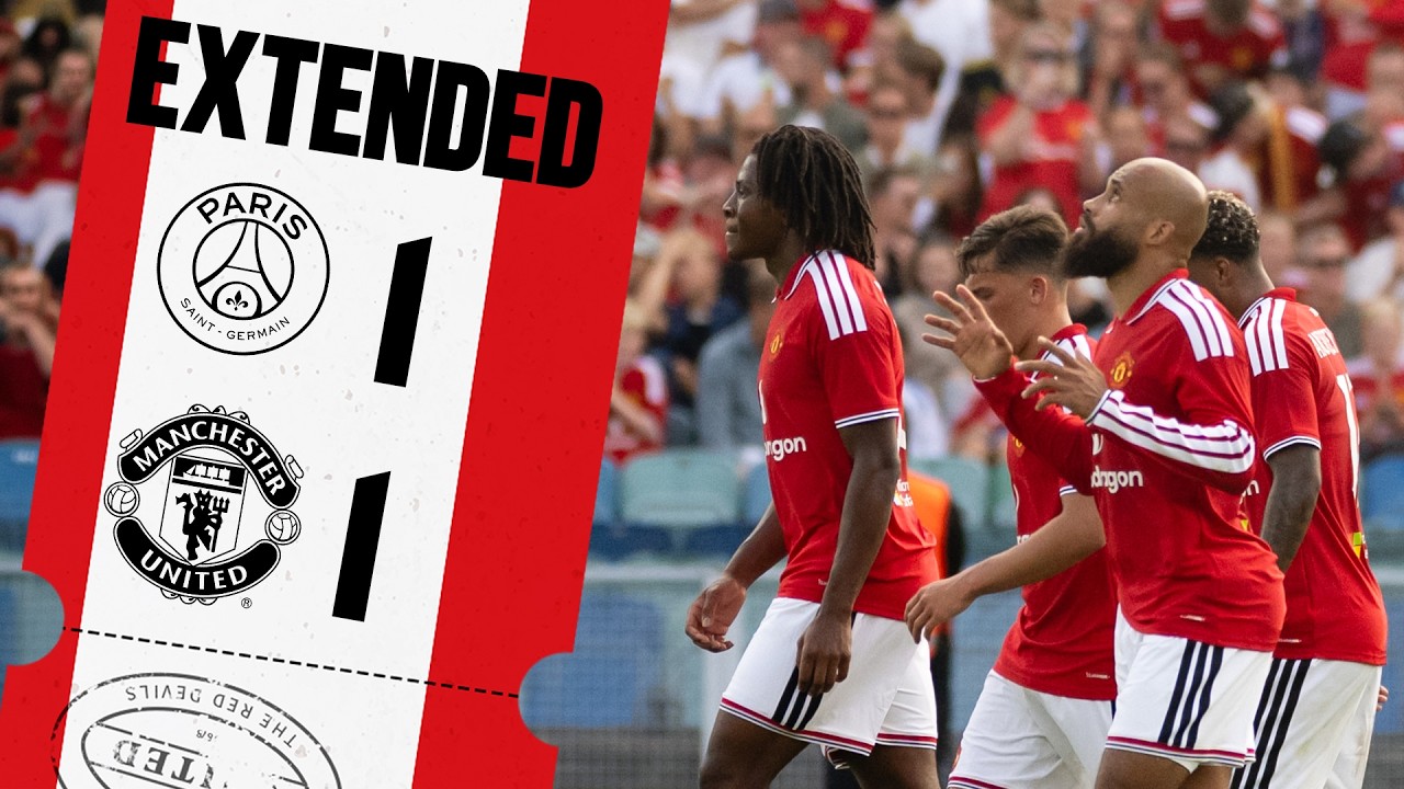 PSG v Man Utd | Extended Highlights