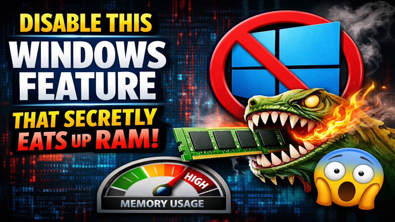 Disable this Windows Feature that Secretly Eats Up RAM! (and Slows Down Your PC)