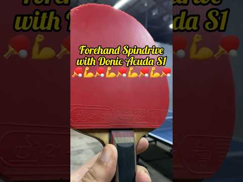 Donix Acuda S1 on Xiom Axelo Blade #Tabletennisrubber #Tabletennisblade