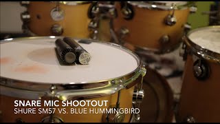Video thumbnail for Snare drum mic shootout: Shure SM57 vs. Blue Hummingbird by Greg Thomas