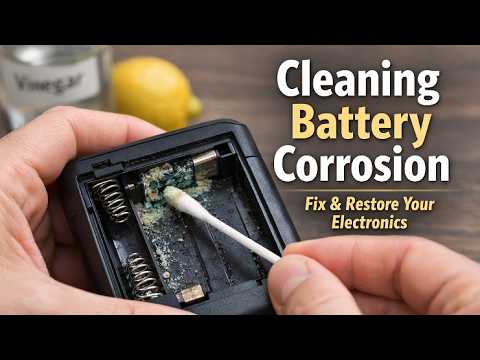 How Remove CORROSION Rust (Leaky Battery Terminal...